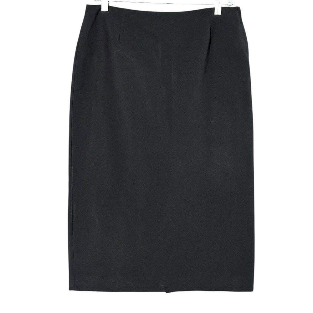 PRADA Stretch Pencil Midi Skirt Women's 8/ IT 44 Navy Authentic Classic Capsule